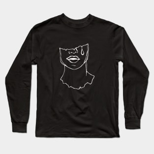 Bust Lineart Long Sleeve T-Shirt